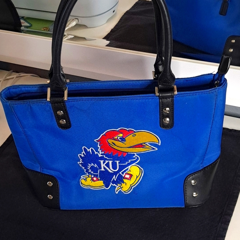 University of Kansas KU Jayhawks Handbag Purse by Sandol Living Fashion